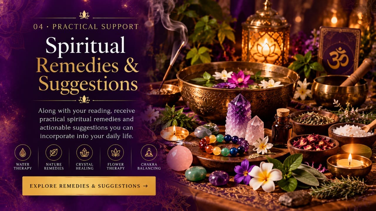 Spiritual Remedies & Suggestions — guidance with Tejas Ganvit at SoulByTej