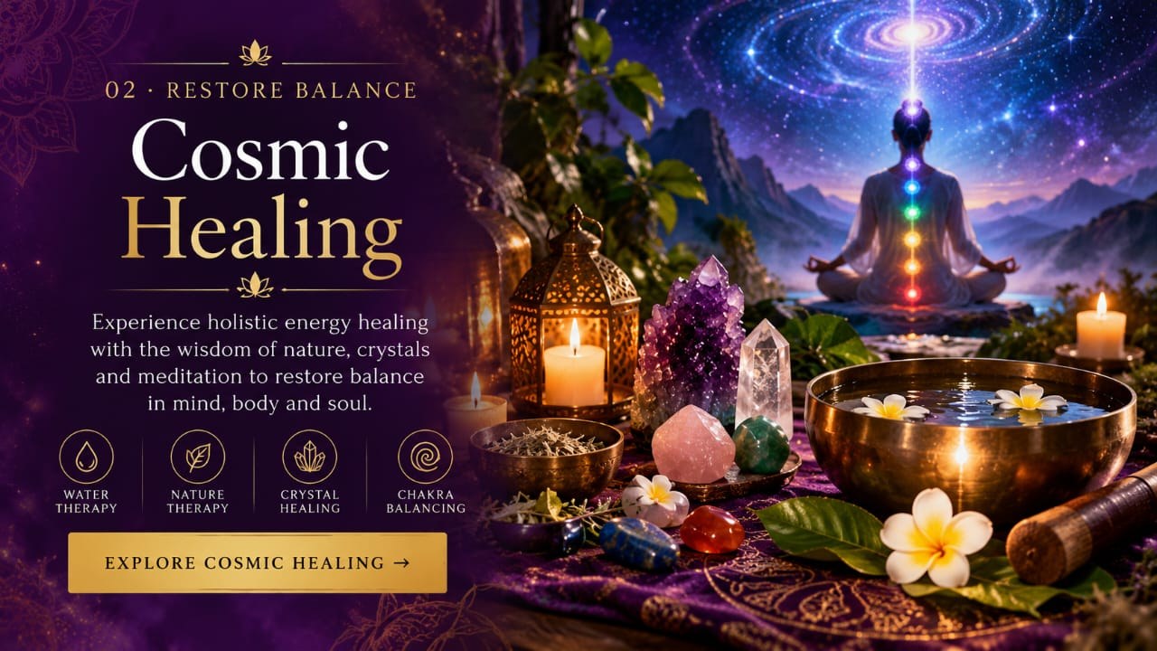 Cosmic Healing — guidance with Tejas Ganvit at SoulByTej